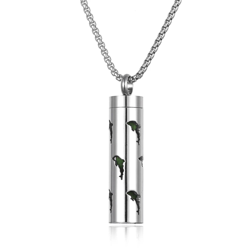 Collier Diffuseur de Parfum – Acier Inoxydable – 18 Designs Uniques