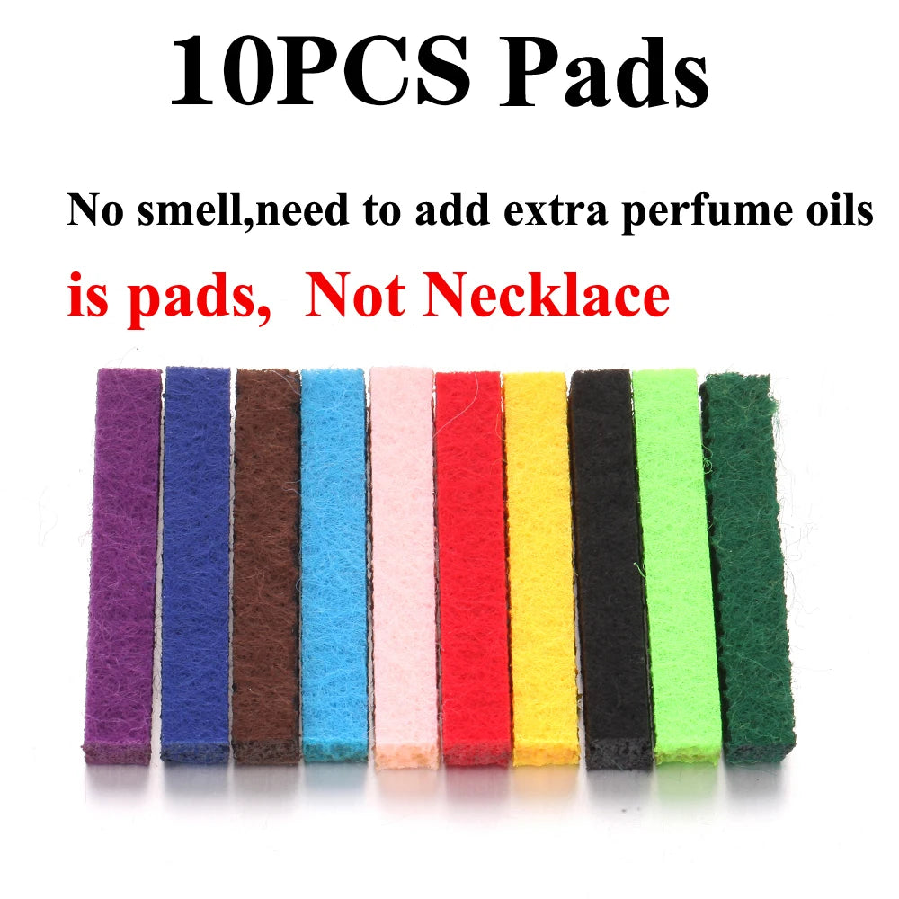 Collier Diffuseur de Parfum – Acier Inoxydable – 18 Designs Uniques