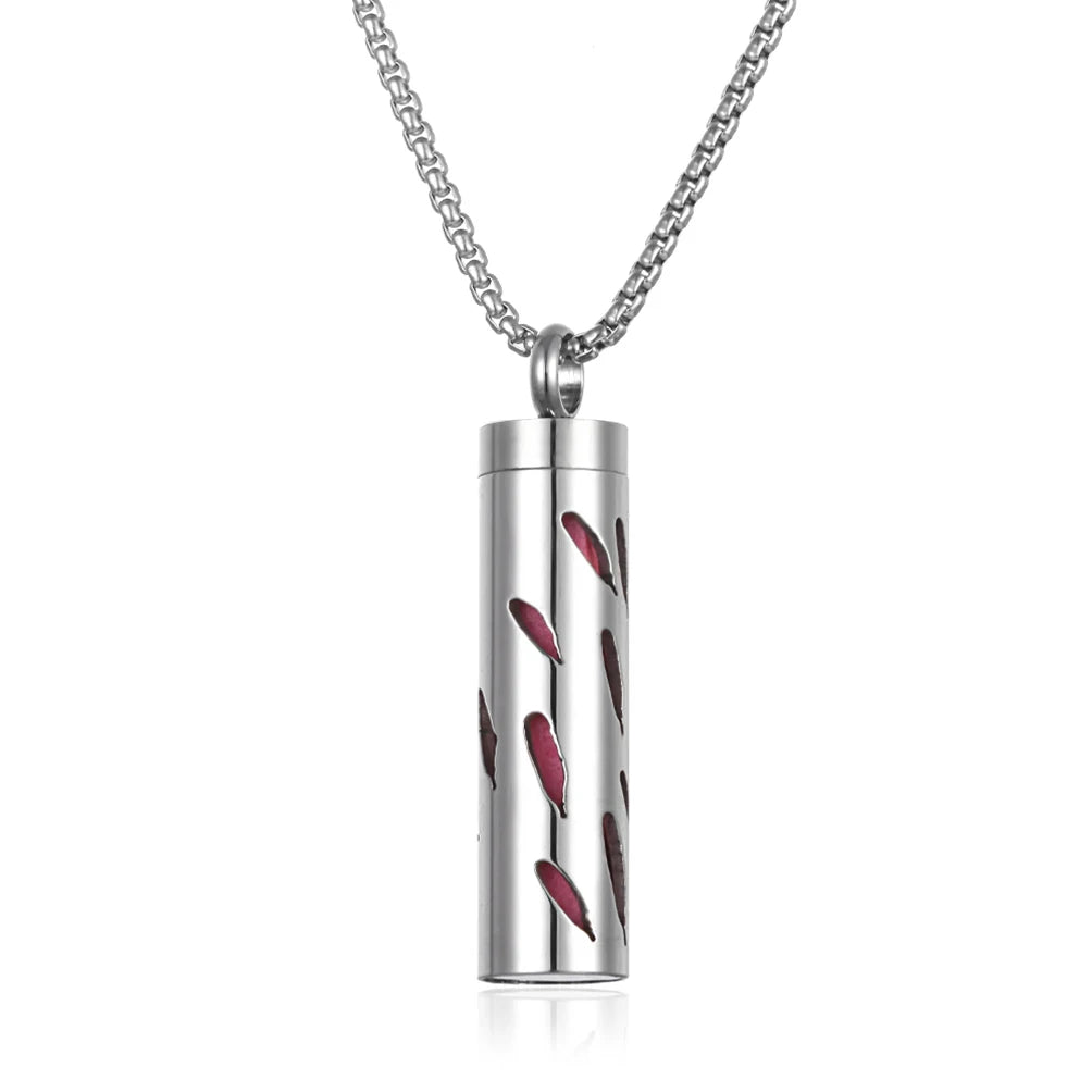 Collier Diffuseur de Parfum – Acier Inoxydable – 18 Designs Uniques