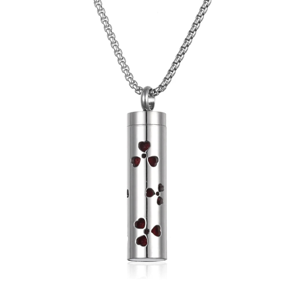 Collier Diffuseur de Parfum – Acier Inoxydable – 18 Designs Uniques